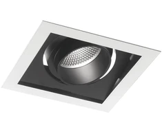 45W LED įleidžiamas šviestuvas APOLLO, juodas, 3000K
