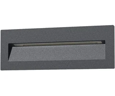 4,5W LED įleidžiamo montavimo sieninis šviestuvas NASHIRA, antracito sp., 2200/2700/3200/4000K, IP65, E2062171GR