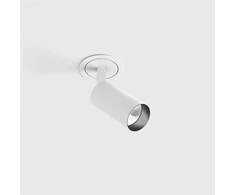 4,5W LED įleidžiamo montavimo šviestuvas NANO TUB S, baltas, 3000K, 50°