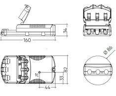 45W LED maitinimo šaltinis TRIDONIC LC ONE4ALL, 450-1050mA, DALI2