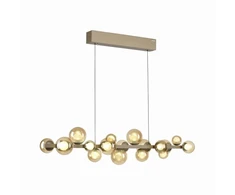 45W LED pakabinamas šviestuvas E-POPUP, bronzos sp., 2200-5000K, dimeriuojamas, reguliuojamo aukščio