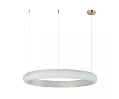 45W LED pakabinamas šviestuvas, žalvario/baltos sp., 3000K, dimeriuojamas, 64cm, 2544