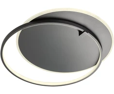 45W LED paviršinis lubinis šviestuvas ARP, juodas, 3000K