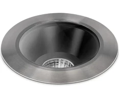 4,6W LED įleidžiamas į žemę lauko šviestuvas DARK M, plieno sp., 3000K, IP67, 38º