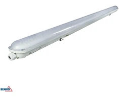 Lubinis šviestuvas Bemko 46W LED linijinis šviestuvas BALWIR, pilkas, 6000K, IP65