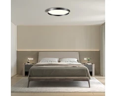 46W LED lubinis šviestuvas LORISSA, juodos/baltos sp., 3000/4000K, dimeriuojamas, 4347500