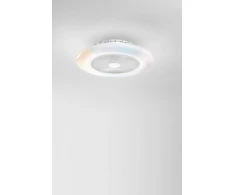 46W LED lubinis šviestuvas - ventiliatorius PONENTE, baltas, CCT, dimeriuojamas, su 20W ventiliatoriumi