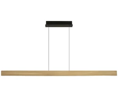 Pakabinamas šviestuvas 46W LED pakabinamas linijinis šviestuvas, juodos/aukso sp., 3000K, dimeriuojamas, 25196