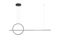 46W LED pakabinamas šviestuvas GIOTTO, juodas, 3000K, dimeriuojamas, 01-1735