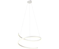 46W LED pakabinamas šviestuvas SCROLL, baltas, 3000/4000/6000K, dimeriuojamas, 01-4016