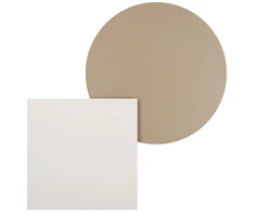 46W LED sieninis šviestuvas, baltos/smėlio sp., 2700/3000/4000K, dimeriuojamas, 2686