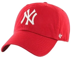 47 Brand Niujorko „Yankees“ MLB „Clean Up“ kepurė B-RGW17GWS-RD