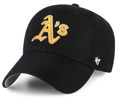 47 Brand Oakland Athletics Kepuraitė MVP18WBV-BKG su pakeltu logotipu