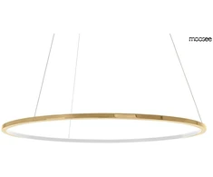 47W LED pakabinamas šviestuvas RING SLIM 150, aukso sp., 3000K, su nuotolinio valdymo pulteliu, dimeriuojamas