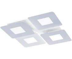Lubinis šviestuvas 47W LED paviršinis šviestuvas QUANT, baltas, 3000/4000K