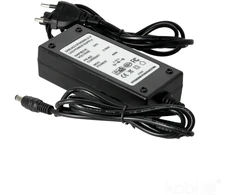 48W LED maitinimo šaltinis su kištuku į lizdą, 24V, juodas, IP20