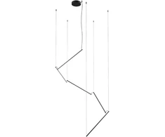 48W LED pakabinamas šviestuvas STICK, juodas, 3000K, dimeriuojamas, 01-2801
