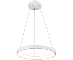 Italux 48W LED pakabinamas šviestuvas VICO, baltas, 3000/4000K, dimeriuojamas
