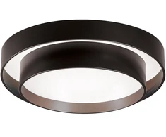 Lubinis šviestuvas 48W LED paviršinis šviestuvas GRANT, juodos/rudos sp., 3000K, 4271200