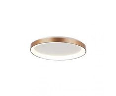 Lubinis šviestuvas Italux 48W LED paviršinis šviestuvas VICO, aukso sp., 3000/4000K, dimeriuojamas