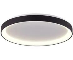 Lubinis šviestuvas Italux 48W LED paviršinis šviestuvas VICO, juodas, 3000/4000K, dimeriuojamas