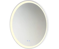 Sieninis šviestuvas 48W LED šviestuvas - veidrodis VANITY, baltas, 3000/4000/6000K, dimeriuojamas, IP44, 01-3824