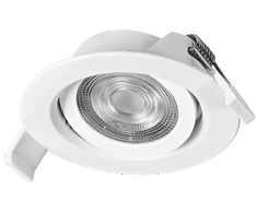 4,9W LED įleidžiamas šviestuvas SPOT, baltas, 2700K, dimeriuojamas, 3vnt. komplekte