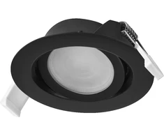 4,9W LED įleidžiamas šviestuvas SPOT, juodas, 2700K