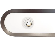 49W LED pakabinamas šviestuvas VALERIA, šlifuotos pilkos sp., 3000K, 4336800