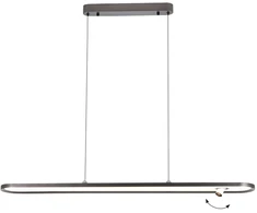 49W LED pakabinamas šviestuvas VALERIA, šlifuotos pilkos sp., 3000K, 4336800