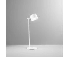 4W LED įkraunamas stalo šviestuvas TESLA, baltas, CCT/RGB, dimeriuojamas