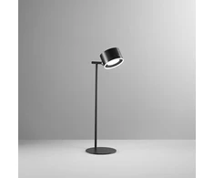 4W LED įkraunamas stalo šviestuvas TESLA, juodas, CCT/RGB, dimeriuojamas