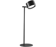 4W LED įkraunamas stalo šviestuvas TESLA, juodas, CCT/RGB, dimeriuojamas
