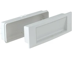 4W LED įleidžiamas avarinis šviestuvas HELP, baltas, 4000K, IP40