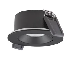 4W LED įleidžiamas šviestuvas SP AIR ADJ, juodas, 3000K, dimeriuojamas, reguliuojamas