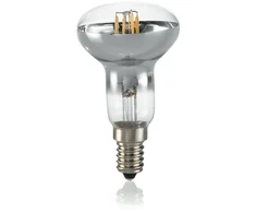 Ideal Lux 4W LED lemputė E14, 3000K, chromo spalvos