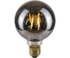 Italux 4W LED lemputė, G95, E27, dūmų sp., 2200K, dimeriuojama