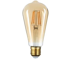4W LED lemputė OPTONICA ST64, E27, 2500K