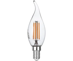 4W LED lemputė, skaidri, E14, 2700K