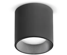4W LED lubinis šviestuvas NITRO, juodas, 2700K, dimeriuojamas, 342795