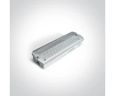 4W LED paviršinis avarinis/evakuacinis šviestuvas, baltas, 6000K, IP65, 89404A
