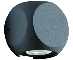 4W LED sieninis šviestuvas BALLITO, tamsiai pilkas, 3000K, 4210901