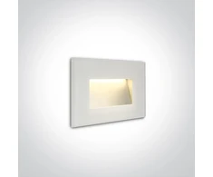 4W LED sieninis šviestuvas, baltas, 3000K, 68076/W/W