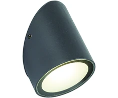 4W LED sieninis šviestuvas JUNO, tamsiai pilkas, 3000K, 4286000