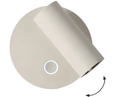 4W LED sieninis šviestuvas TARA, baltas, 3000K, dimeriuojamas, pakreipiamas, 4319600
