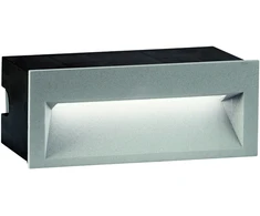4W LED sieninis šviestuvas THETA, pilkas, 3000K, 4198900
