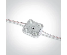 4x0,5W/10W/m LED modulis, IP65, tiekiamas 50 vnt. grandinėje, bendras ilgis 10m., 7840D/D