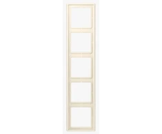 5 pozicijų rėmelis, kreminės (blanc ivoire (245)) sp.