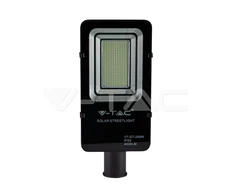 50W gatvės šviestuvas V-TAC su saulės baterija, 6000K, IP65