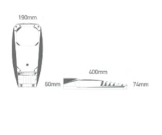 50W LED gatvės šviestuvas, juodas, 3000K, 70114/B/W